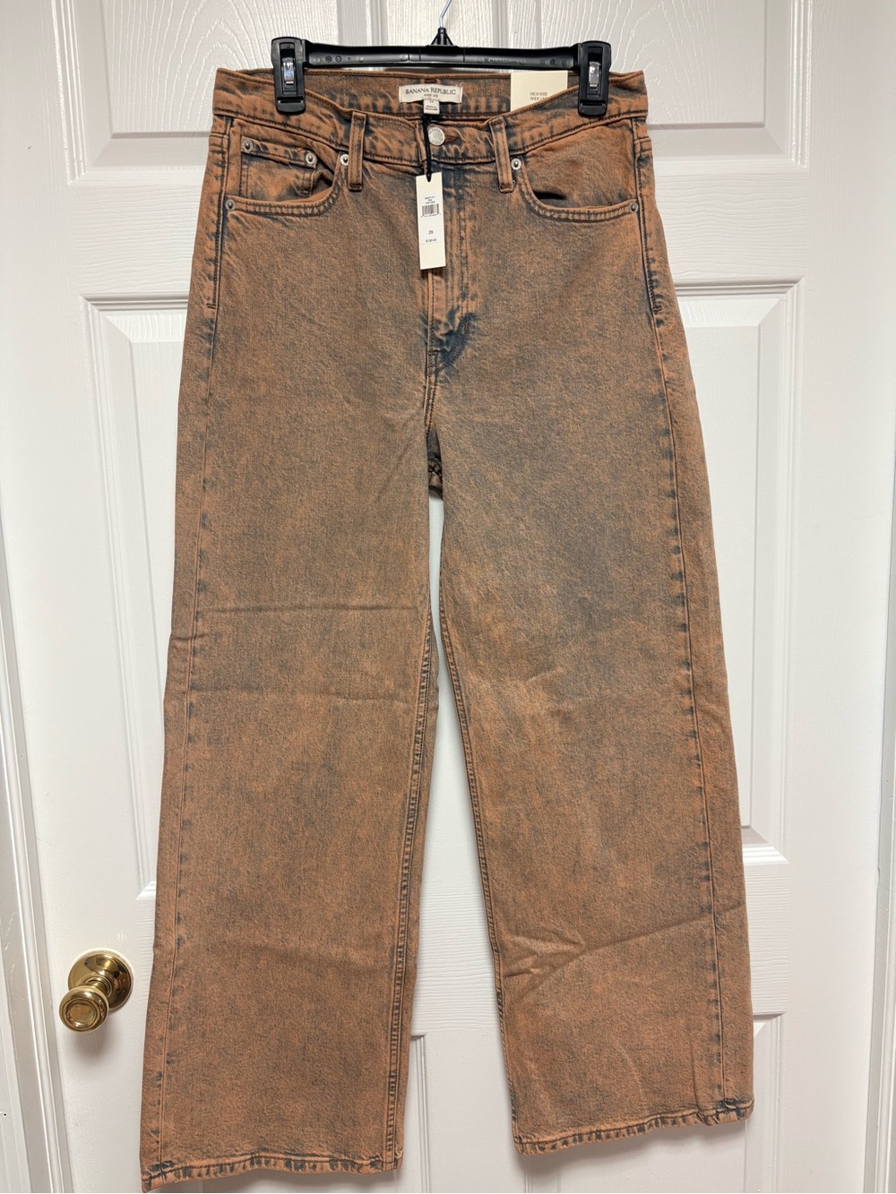 NWT Banana Republic High-Rise Wide-Leg Jeans